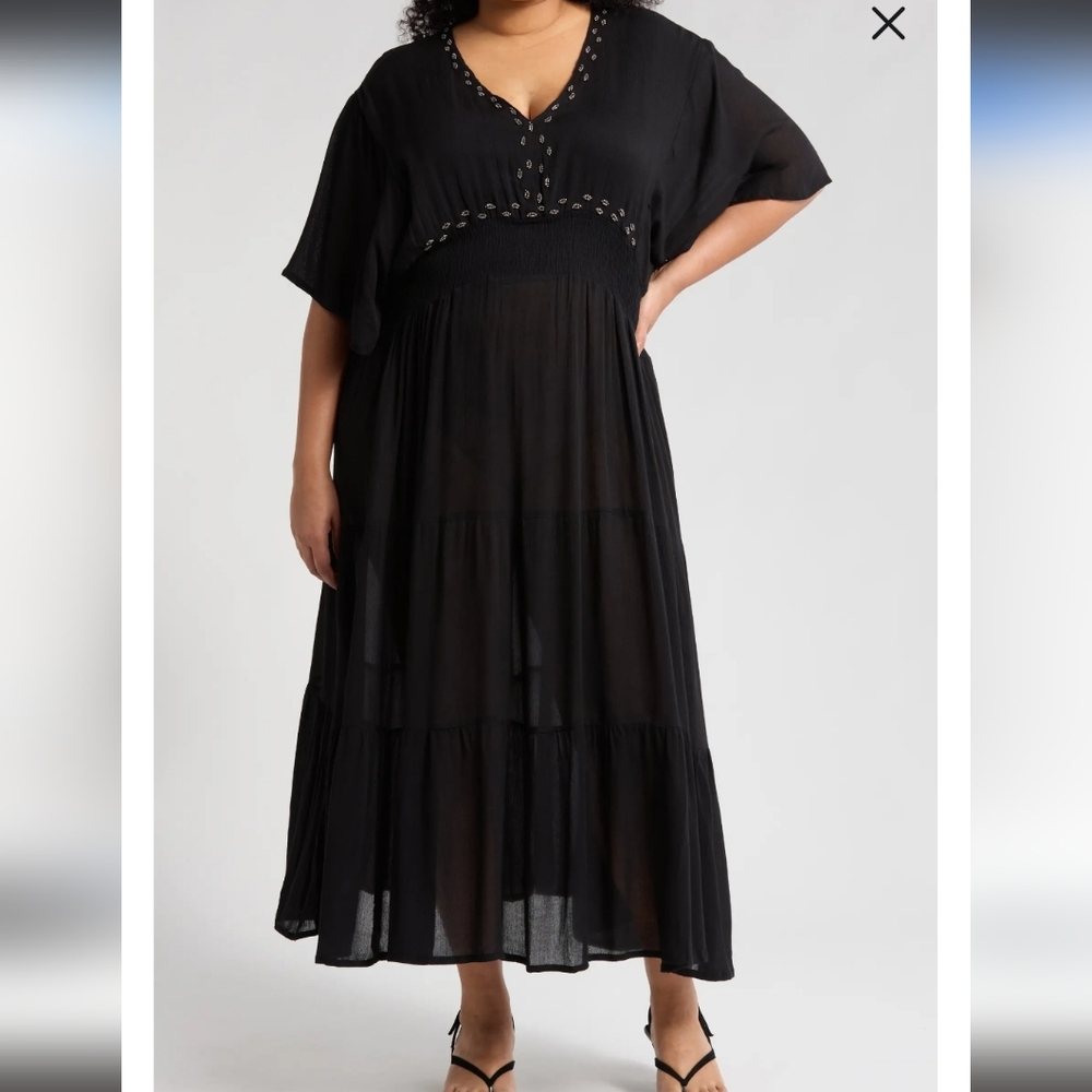 Boho Me Black Maxi Dress
